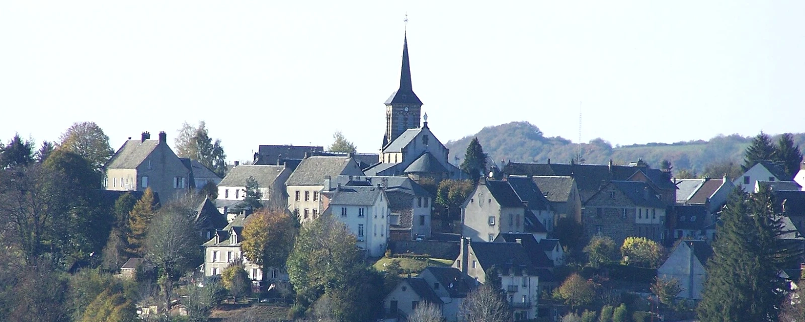 Vue de Saint-Sauves-d'Auvergne, Puy-de-Dôme