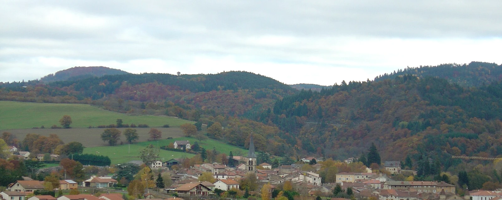 Vue de Sauxillanges, Puy-de-Dôme