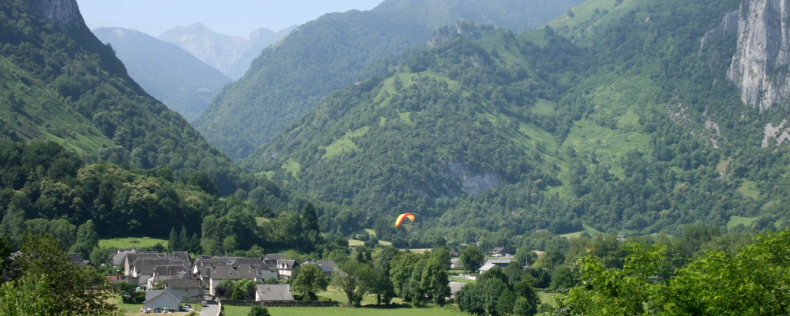 Vue de Accous, Pyrénées-Atlantiques