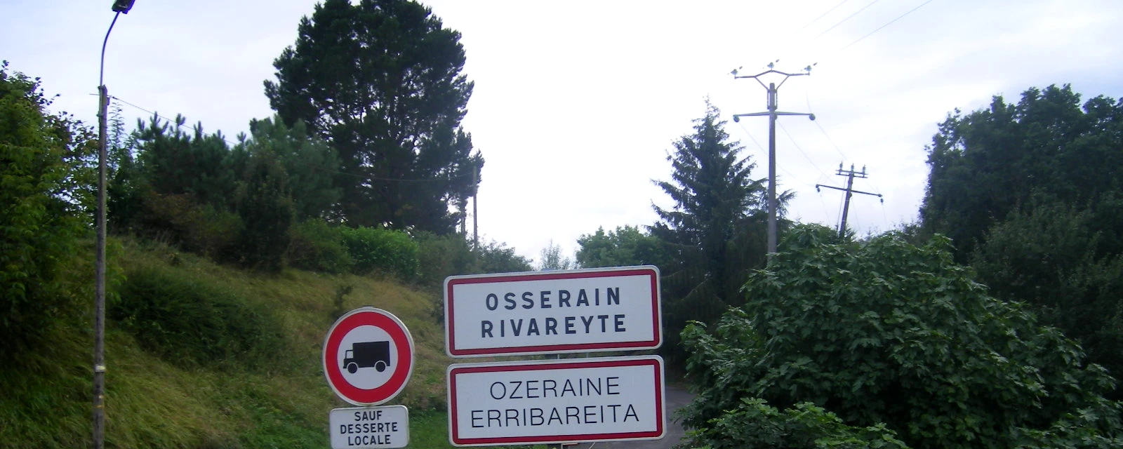 Vue de Osserain-Rivareyte, Pyrénées-Atlantiques