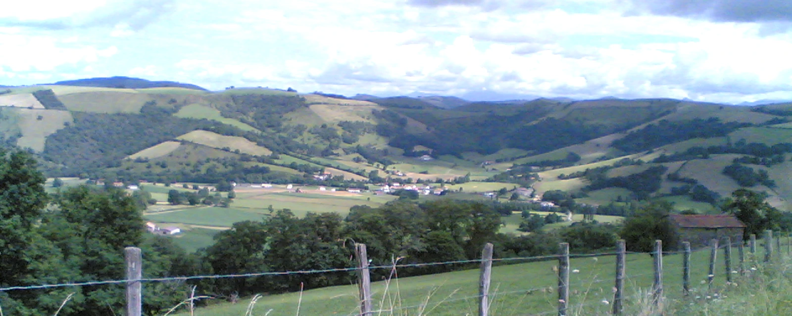 Vue de Pagolle, Pyrénées-Atlantiques