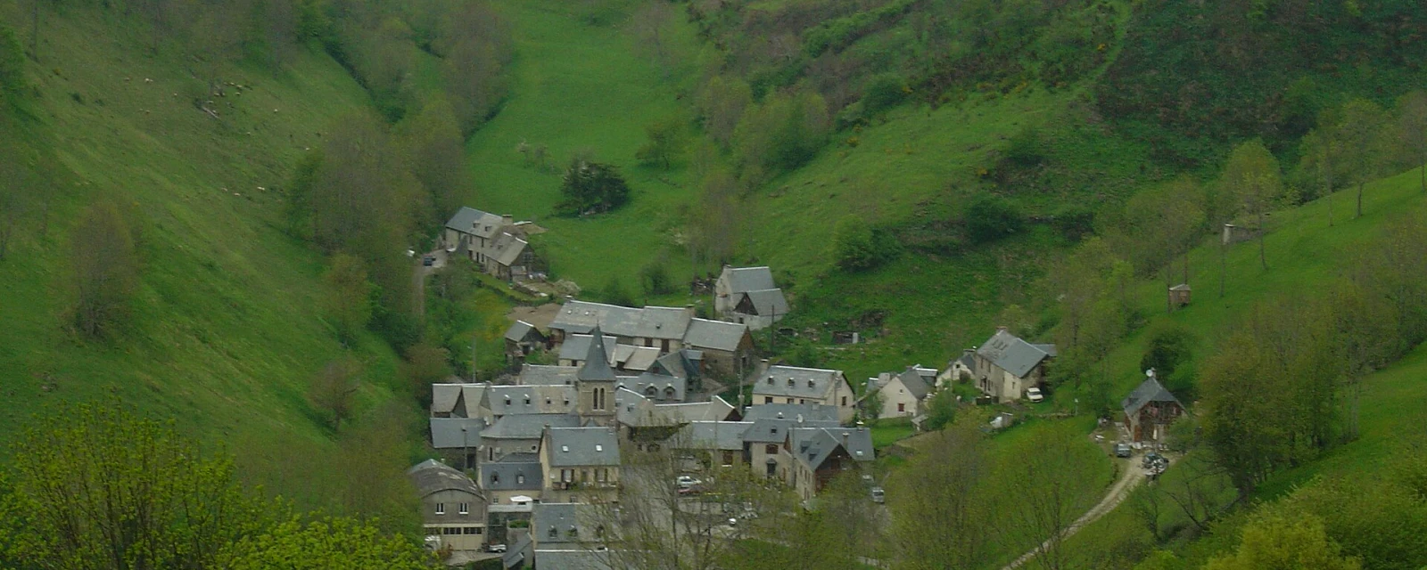 Vue de Aspin-Aure, Hautes-Pyrénées