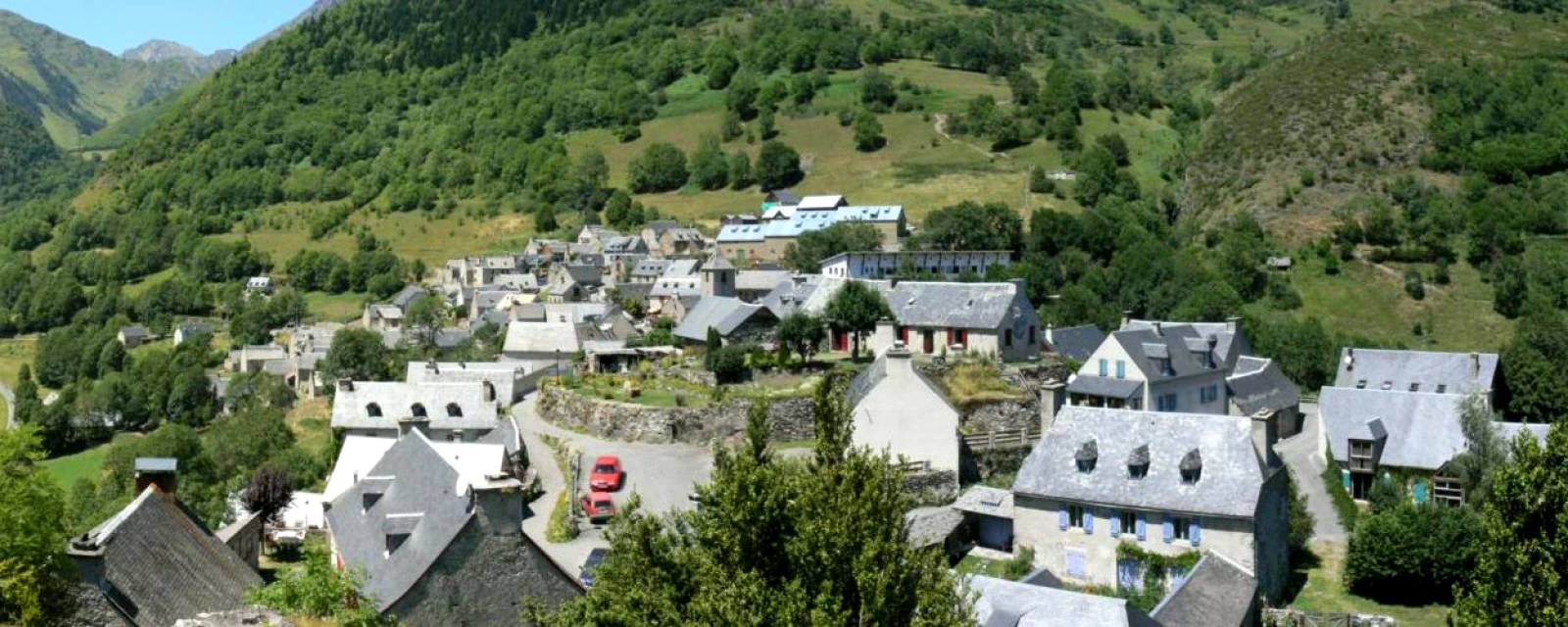 Vue de Aulon, Hautes-Pyrénées