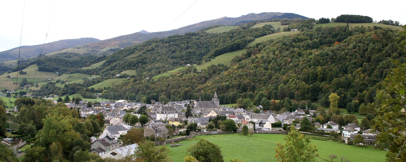 Vue de Campan, Hautes-Pyrénées
