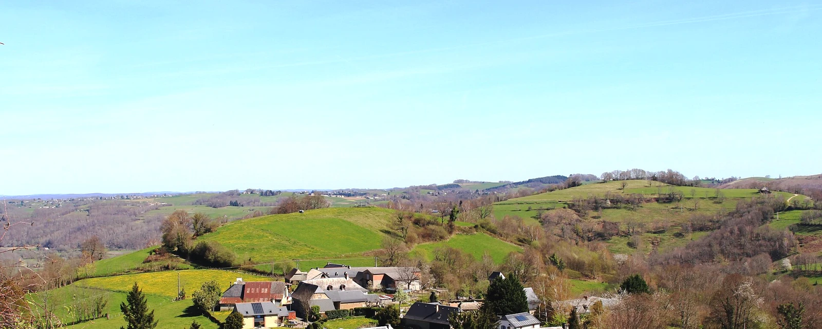 Vue de Gez-ez-Angles, Hautes-Pyrénées