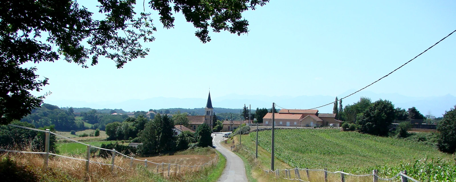 Vue de Oléac-Debat, Hautes-Pyrénées