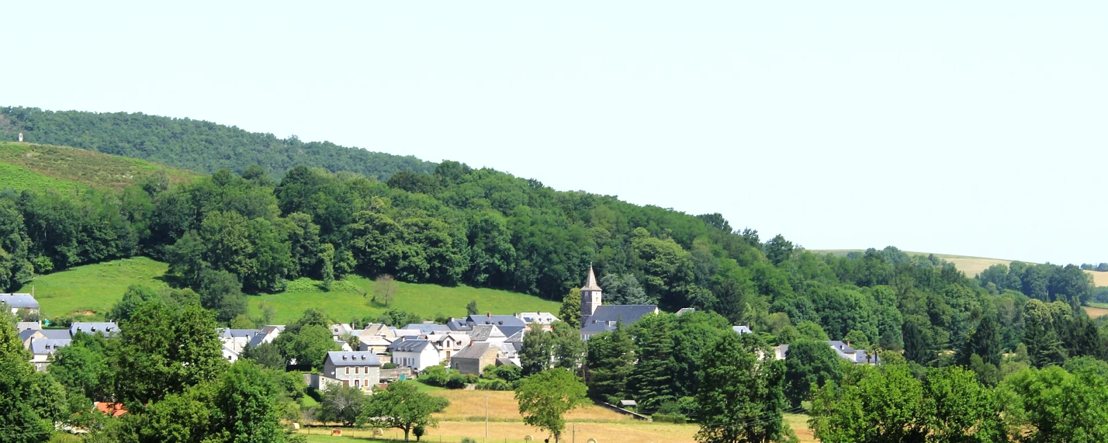 Vue de Saint-Arroman, Hautes-Pyrénées