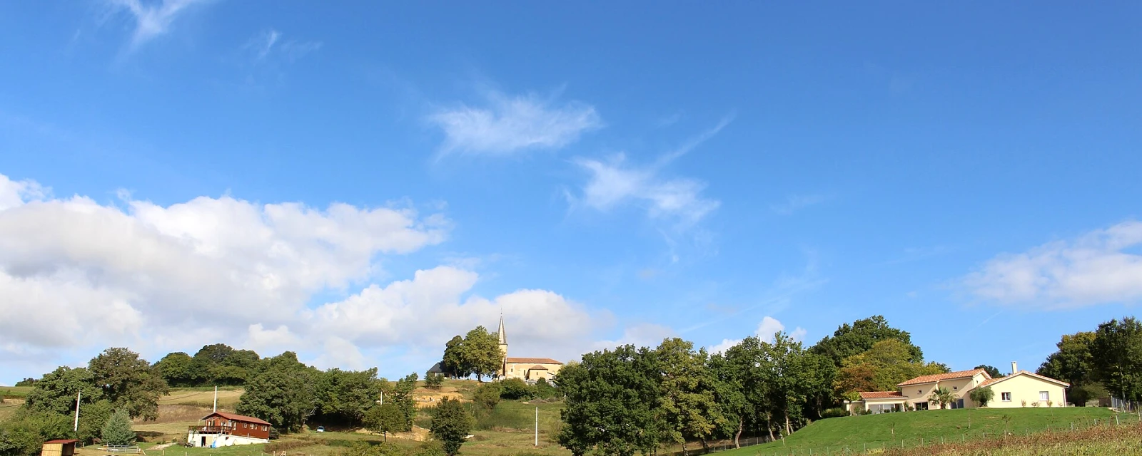 Vue de Thermes-Magnoac, Hautes-Pyrénées