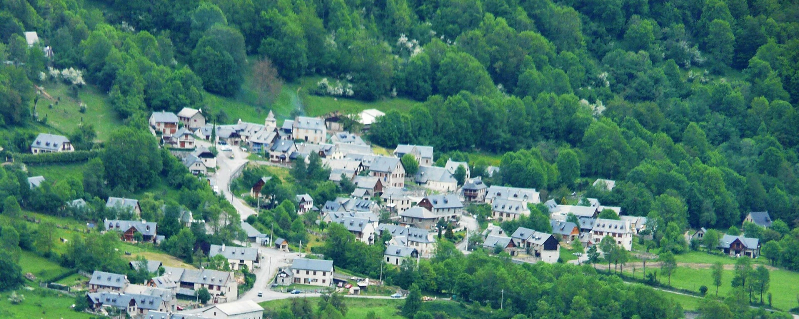 Vue de Vielle-Louron, Hautes-Pyrénées