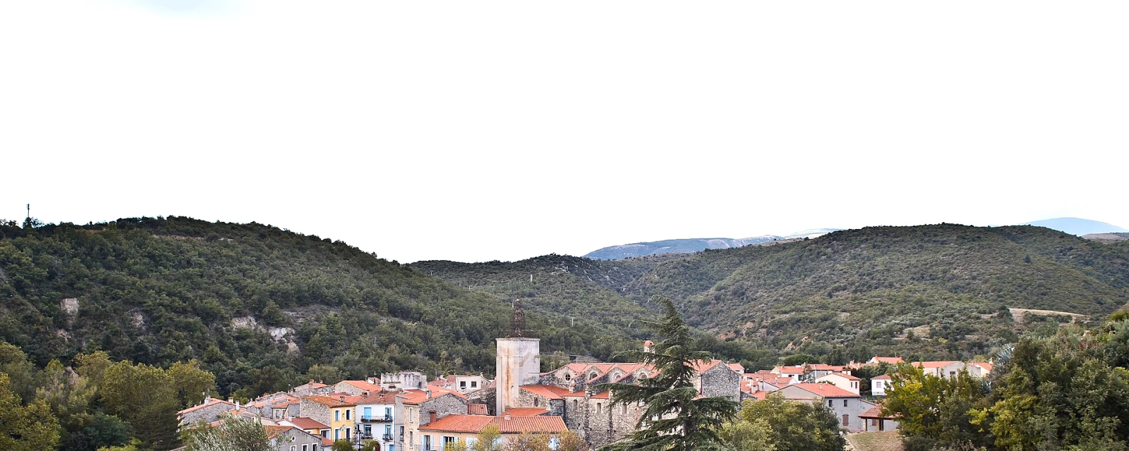 Vue de Catllar, Pyrénées-Orientales