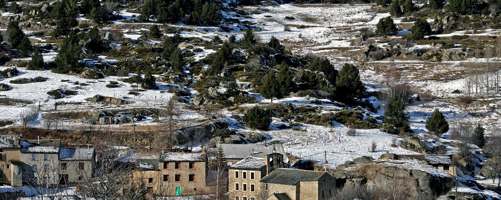 Vue de Caudiès-de-Conflent, Pyrénées-Orientales