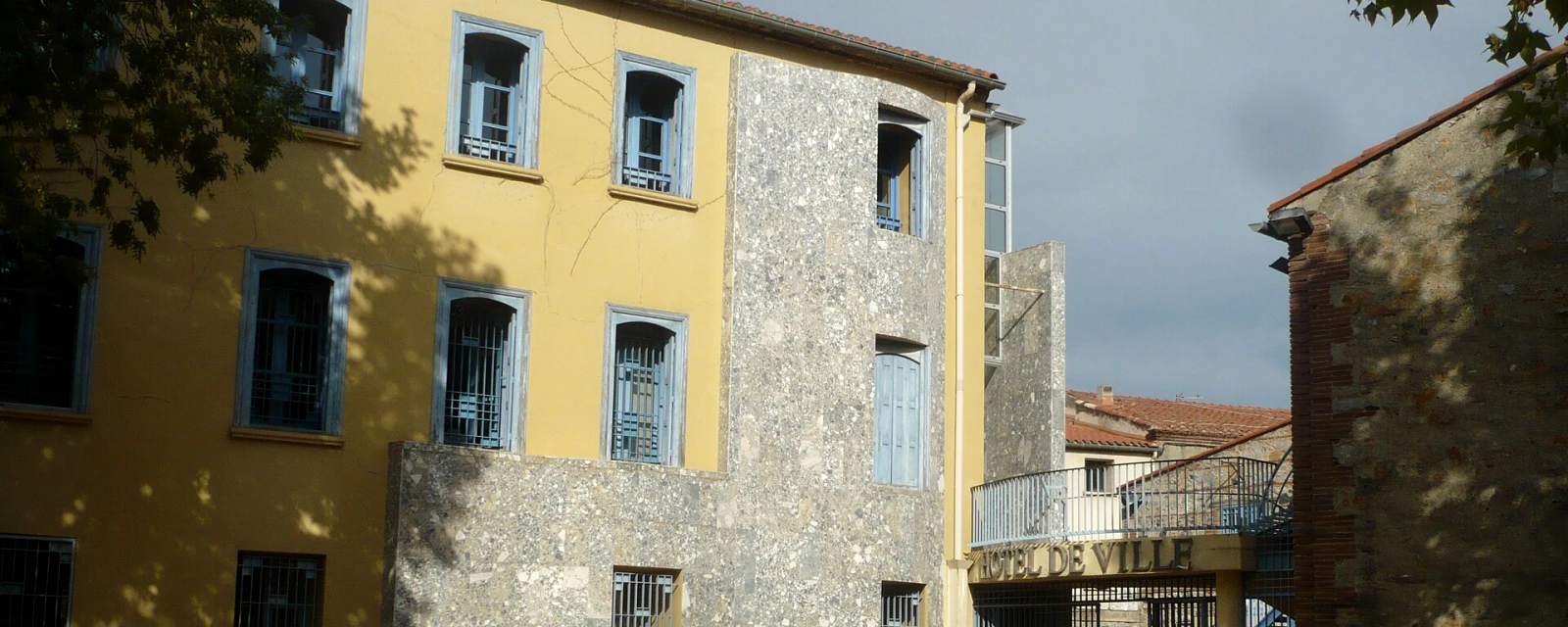 Vue de Espira-de-l'Agly, Pyrénées-Orientales