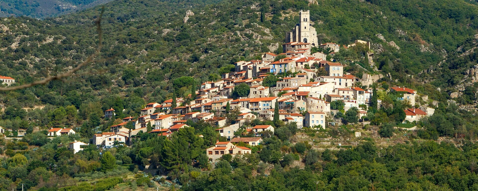 Vue de Eus, Pyrénées-Orientales