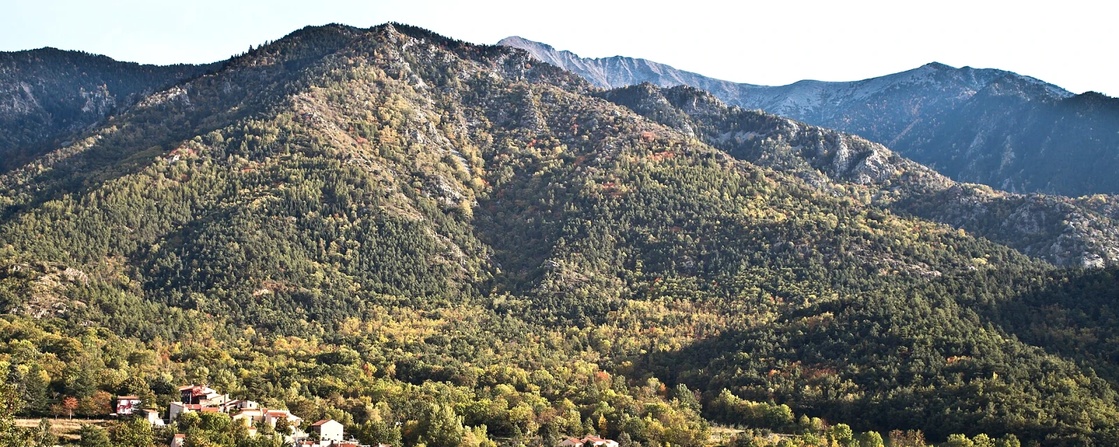 Vue de Fillols, Pyrénées-Orientales