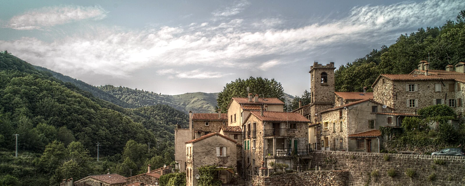 Vue de Lamanère, Pyrénées-Orientales