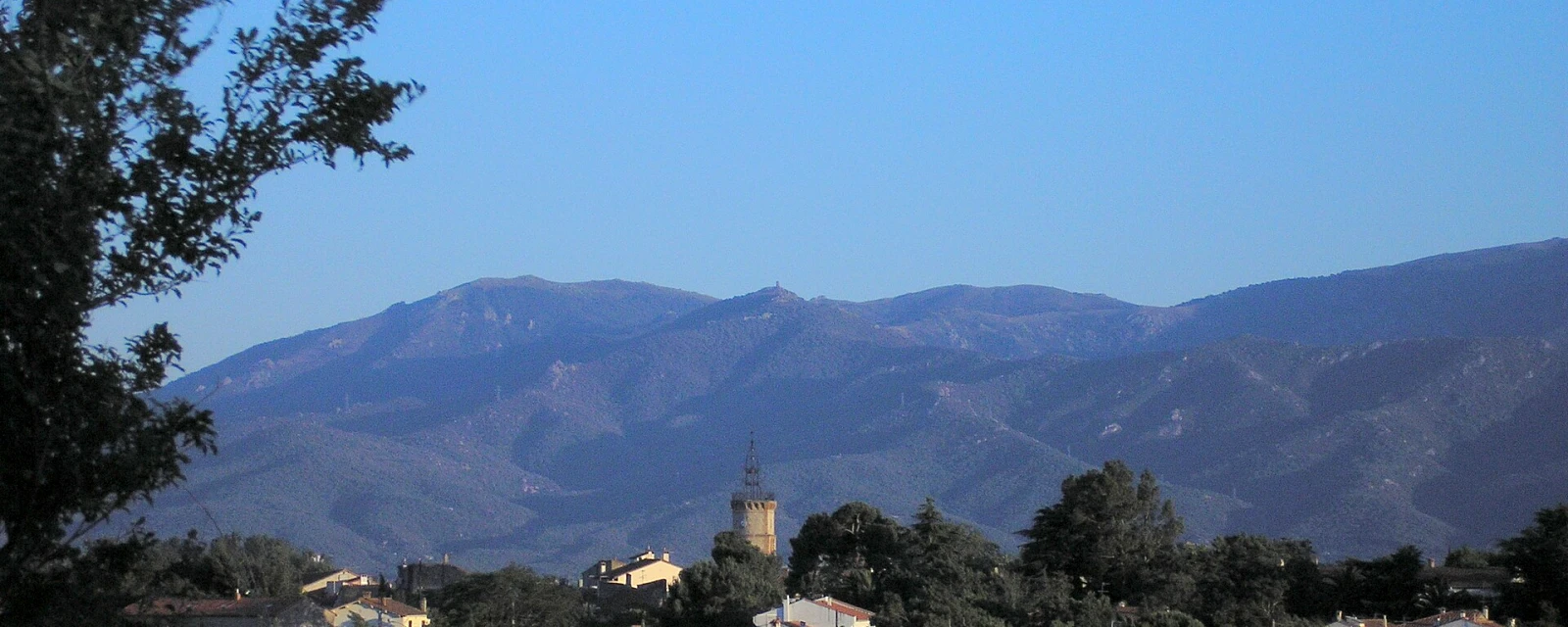 Vue de Latour-Bas-Elne, Pyrénées-Orientales