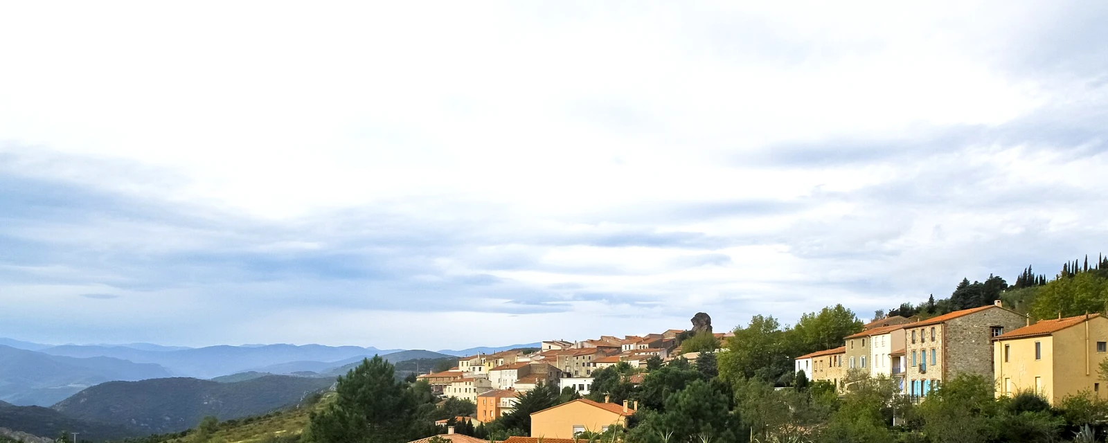 Vue de Lesquerde, Pyrénées-Orientales
