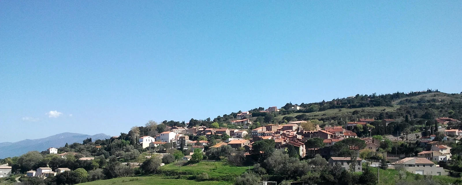 Vue de Llauro, Pyrénées-Orientales