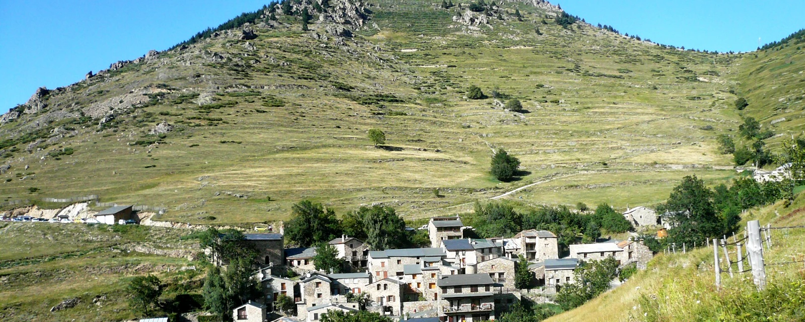Vue de Mantet, Pyrénées-Orientales