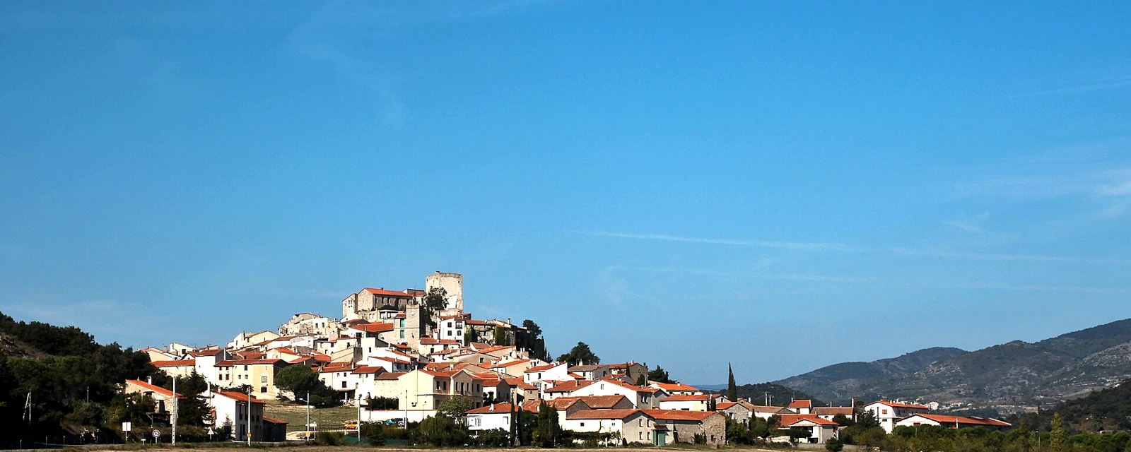 Vue de Montalba-le-Château, Pyrénées-Orientales