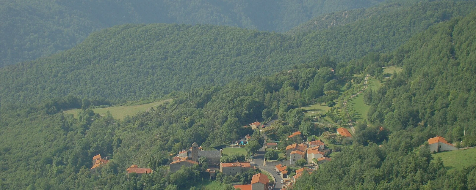 Vue de Montferrer, Pyrénées-Orientales