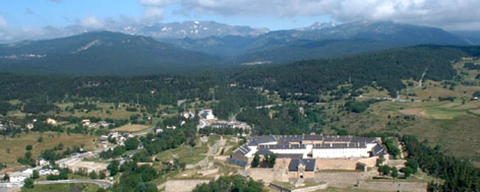 Vue de Mont-Louis, Pyrénées-Orientales
