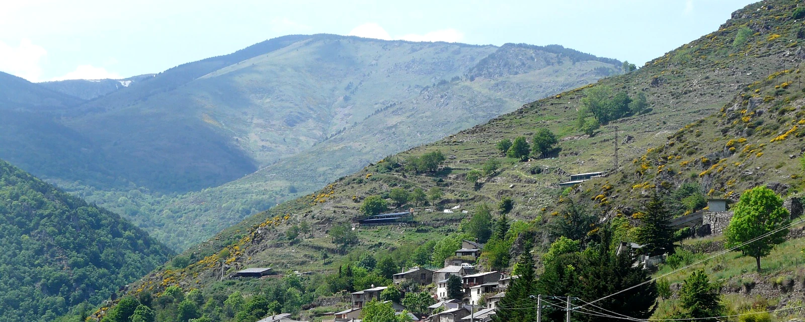 Vue de Nohèdes, Pyrénées-Orientales