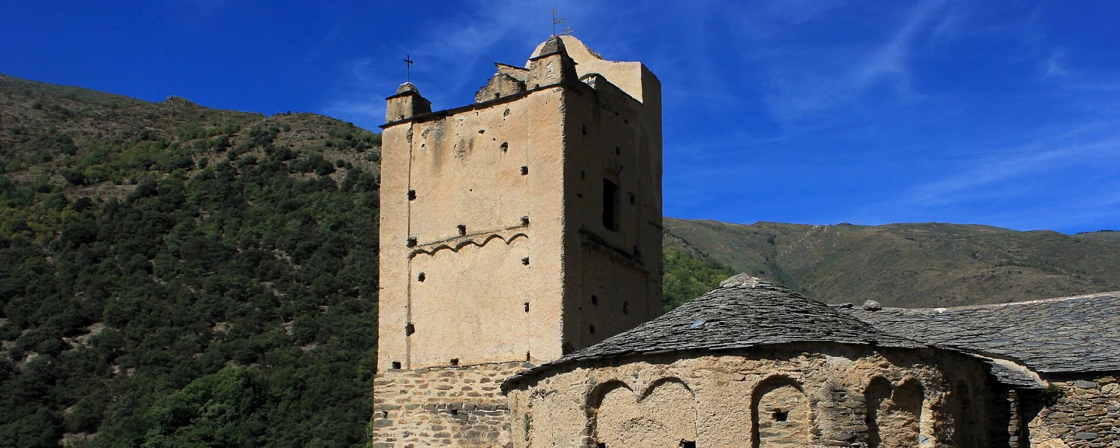 Vue de Olette, Pyrénées-Orientales