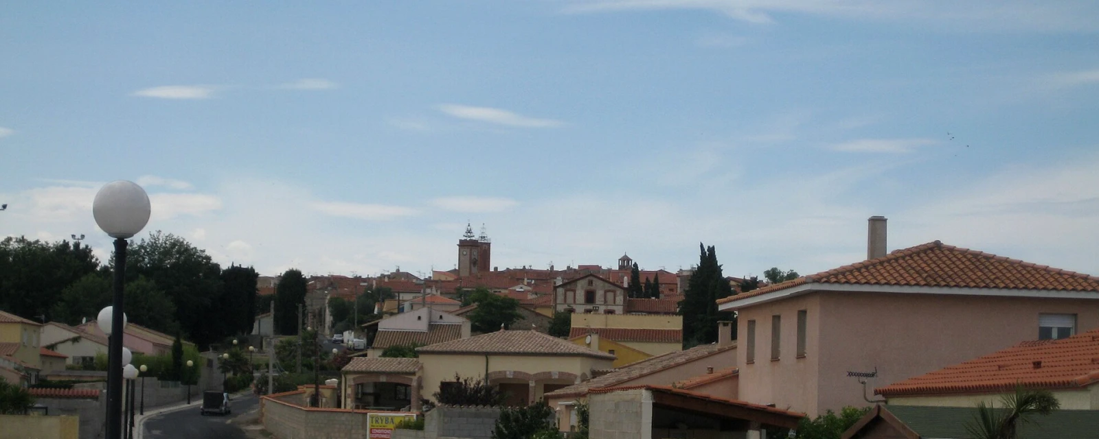 Vue de Ponteilla, Pyrénées-Orientales