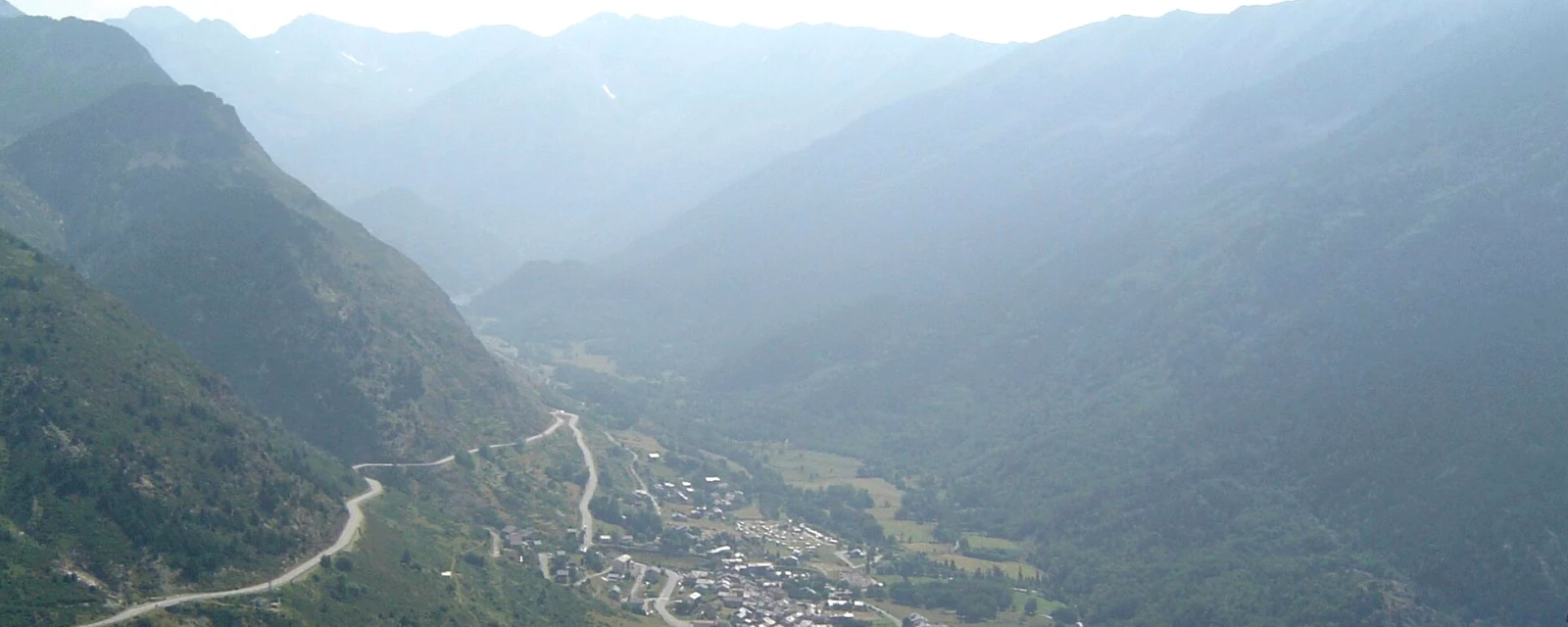 Vue de Porté-Puymorens, Pyrénées-Orientales