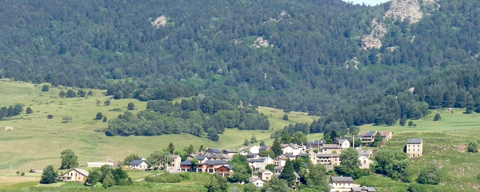 Vue de Puyvalador, Pyrénées-Orientales