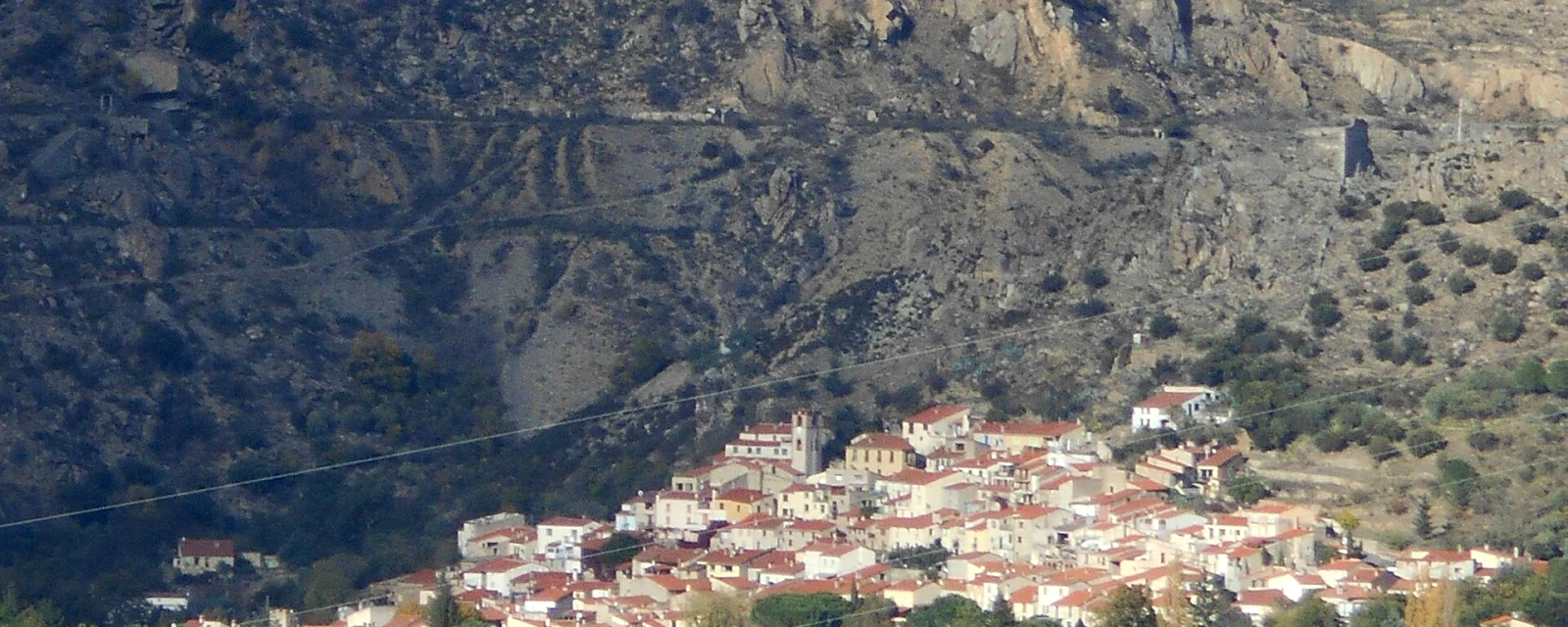 Vue de Rodès, Pyrénées-Orientales