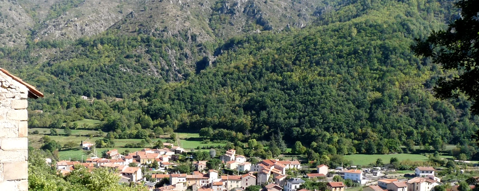 Vue de Sahorre, Pyrénées-Orientales