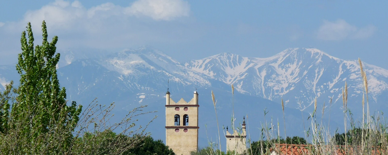 Vue de Saint-Génis-des-Fontaines, Pyrénées-Orientales