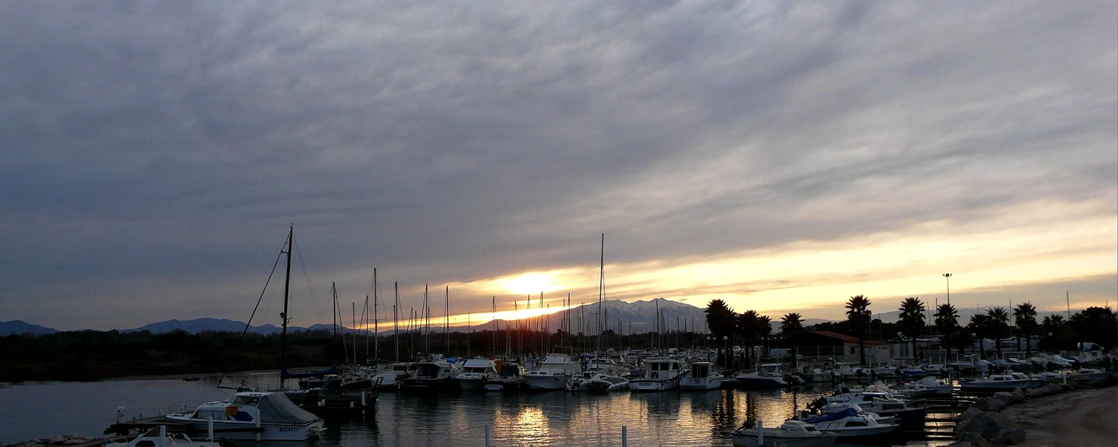 Vue de Sainte-Marie-la-Mer, Pyrénées-Orientales