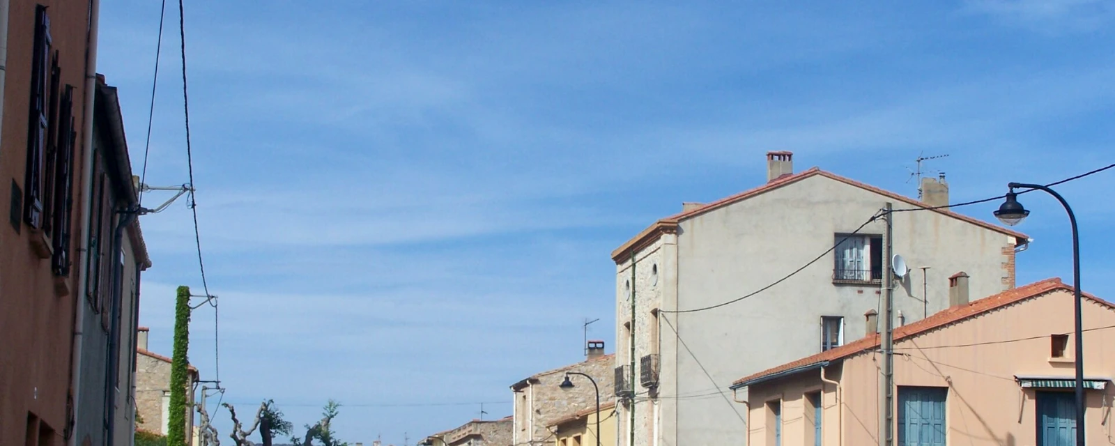 Vue de Salses-le-Château, Pyrénées-Orientales