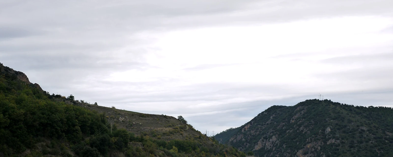 Vue de Serdinya, Pyrénées-Orientales