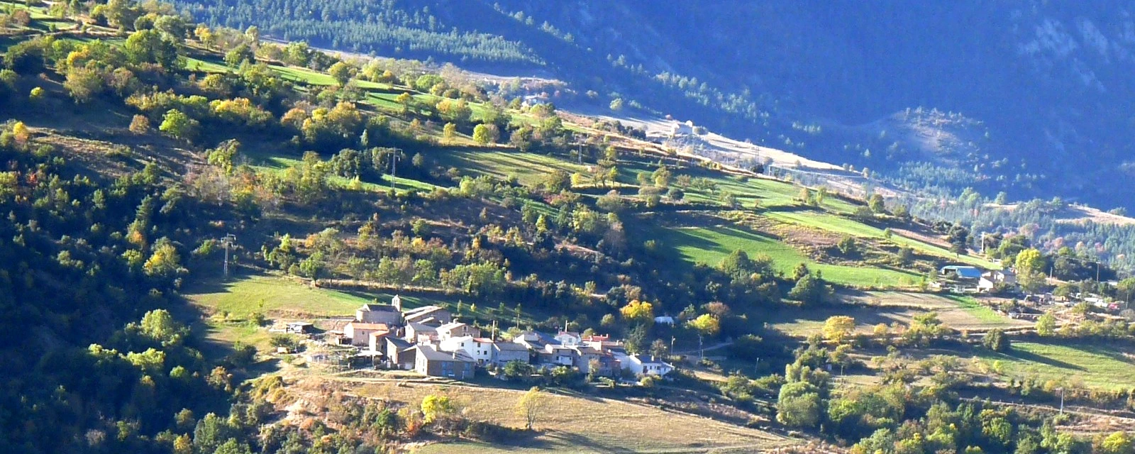Vue de Souanyas, Pyrénées-Orientales