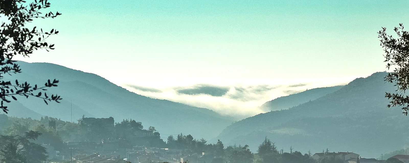Vue de Sournia, Pyrénées-Orientales