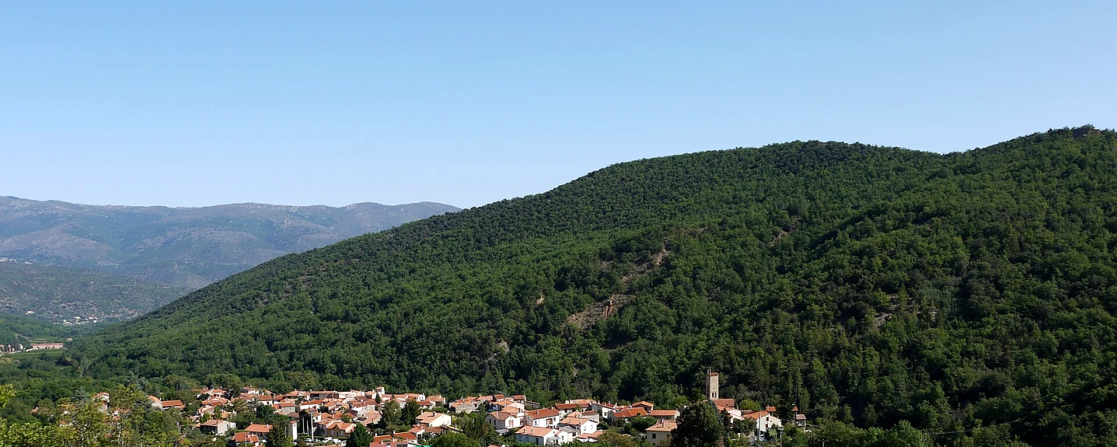 Vue de Taurinya, Pyrénées-Orientales