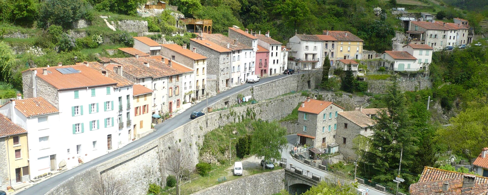 Vue de Le Tech, Pyrénées-Orientales