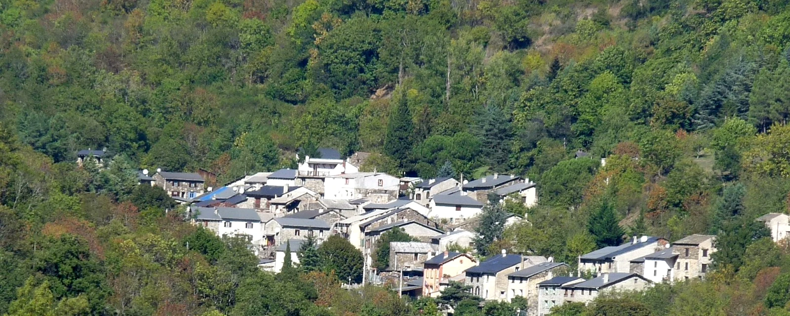 Vue de Urbanya, Pyrénées-Orientales
