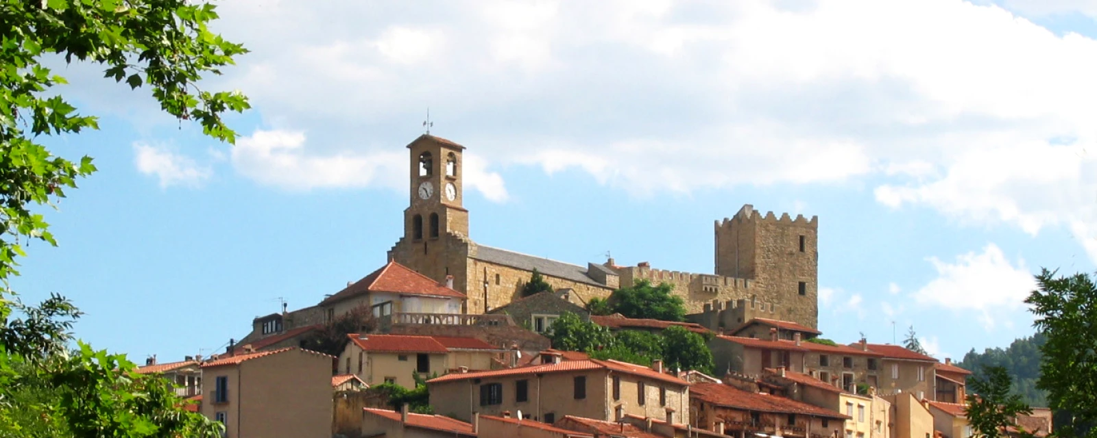 Vue de Vernet-les-Bains, Pyrénées-Orientales