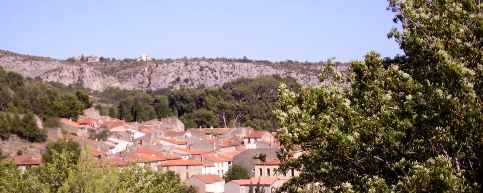 Vue de Vingrau, Pyrénées-Orientales