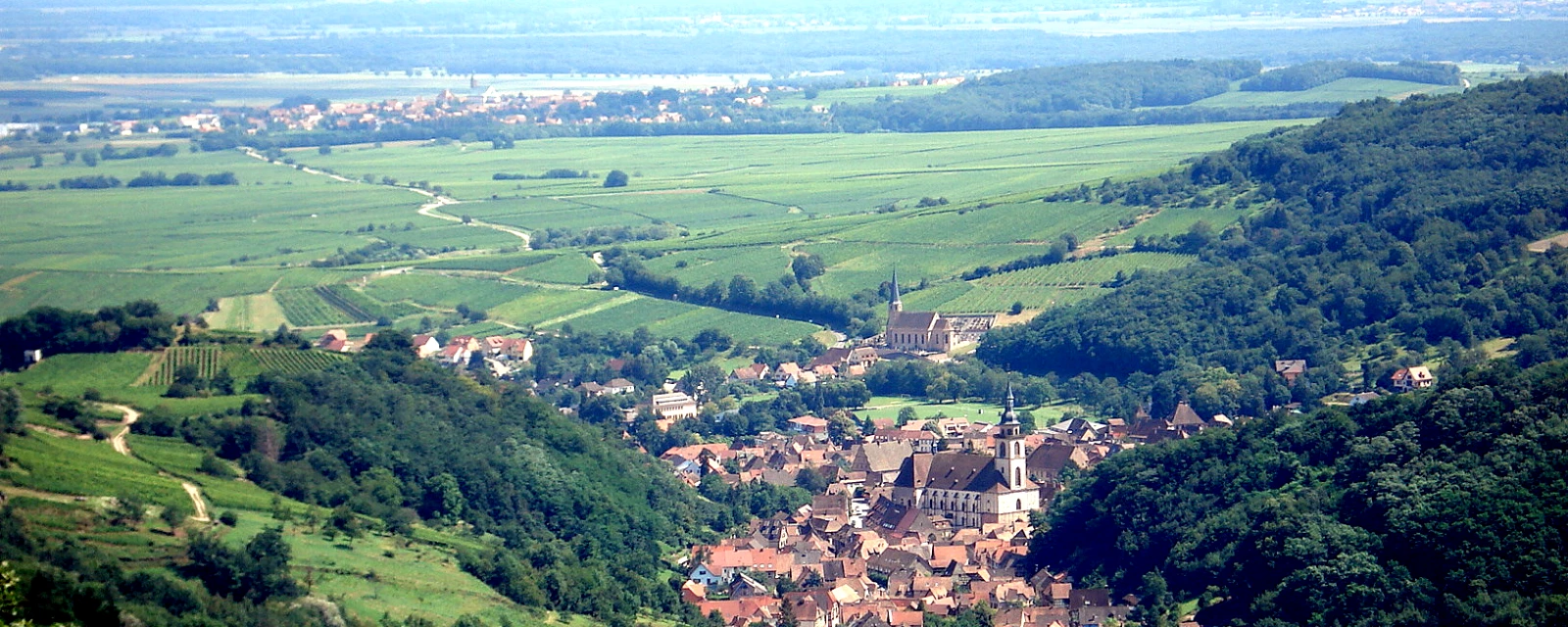 Vue de Andlau, Bas-Rhin