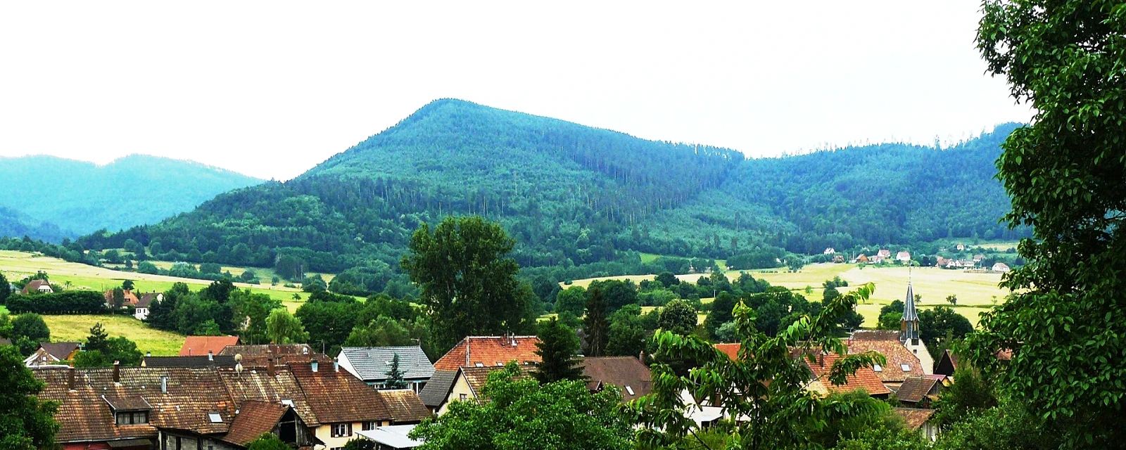 Vue de Bassemberg, Bas-Rhin