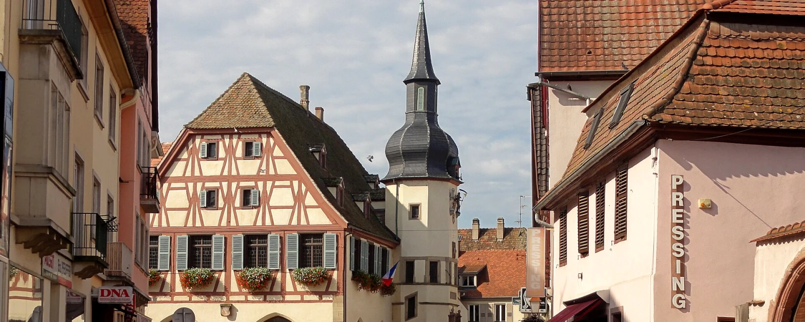 Vue de Benfeld, Bas-Rhin
