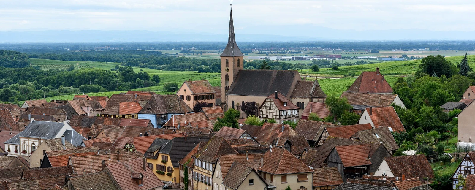 Vue de Blienschwiller, Bas-Rhin