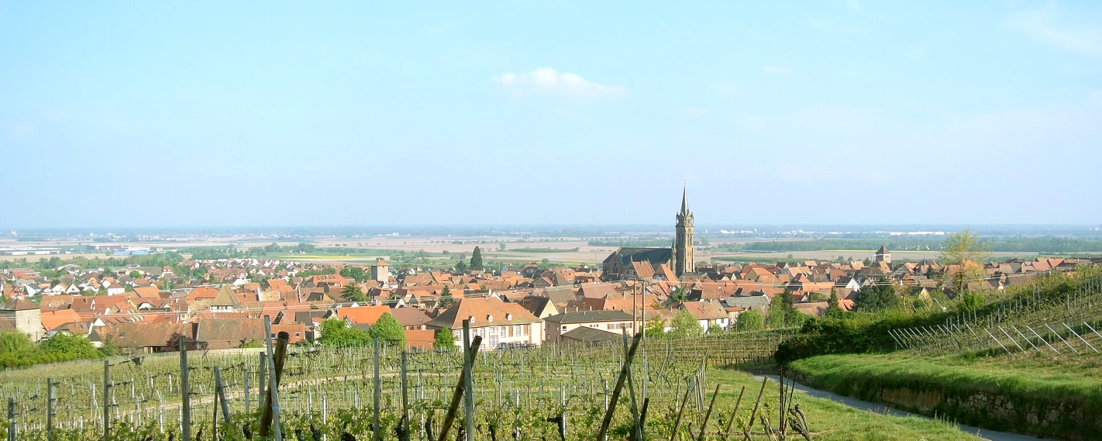 Vue de Dambach-la-Ville, Bas-Rhin