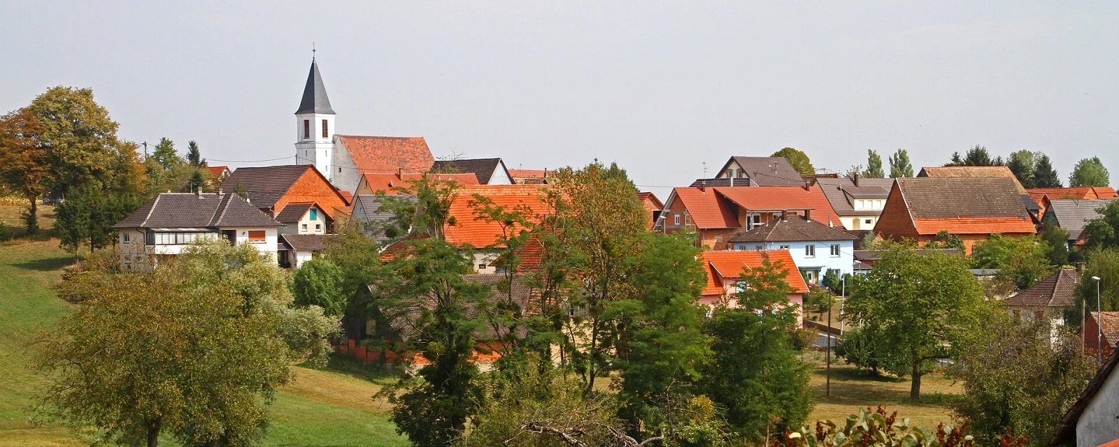 Vue de Eberbach-Seltz, Bas-Rhin